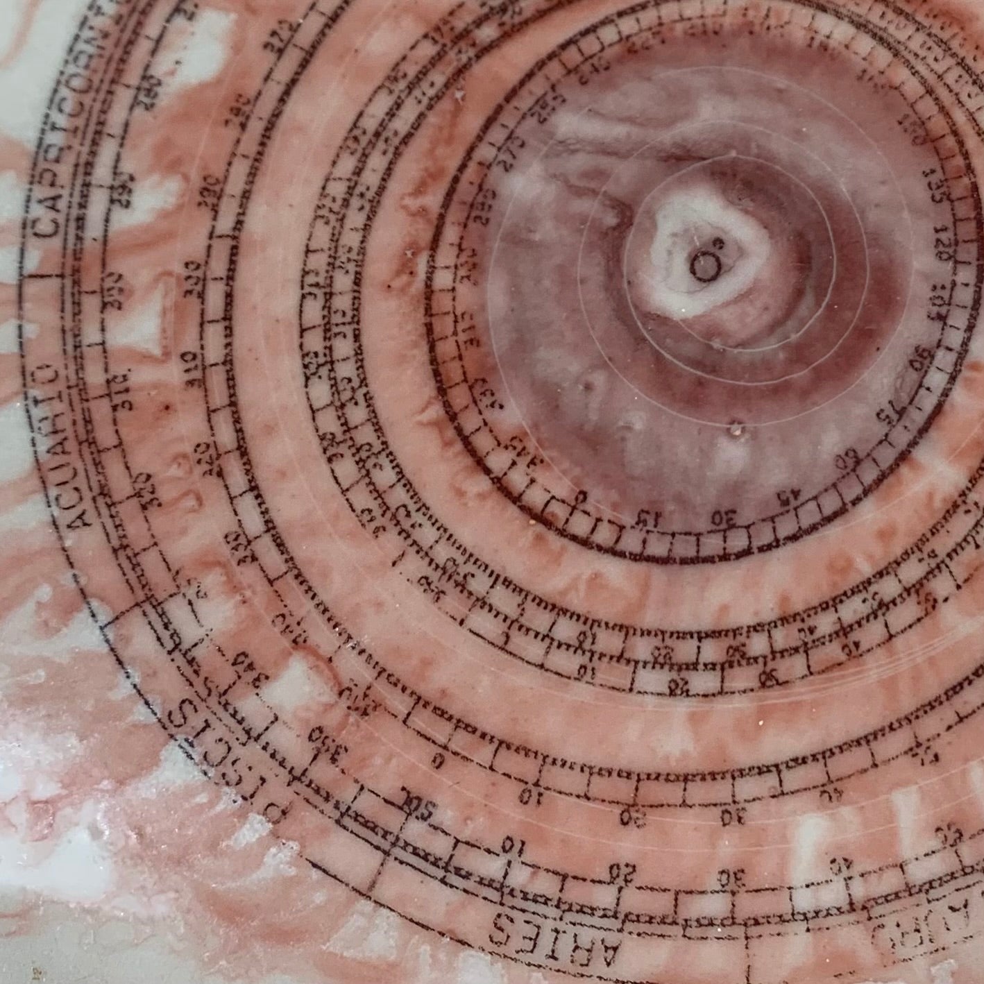 Red Upcycled Astrological Rolling Tray
