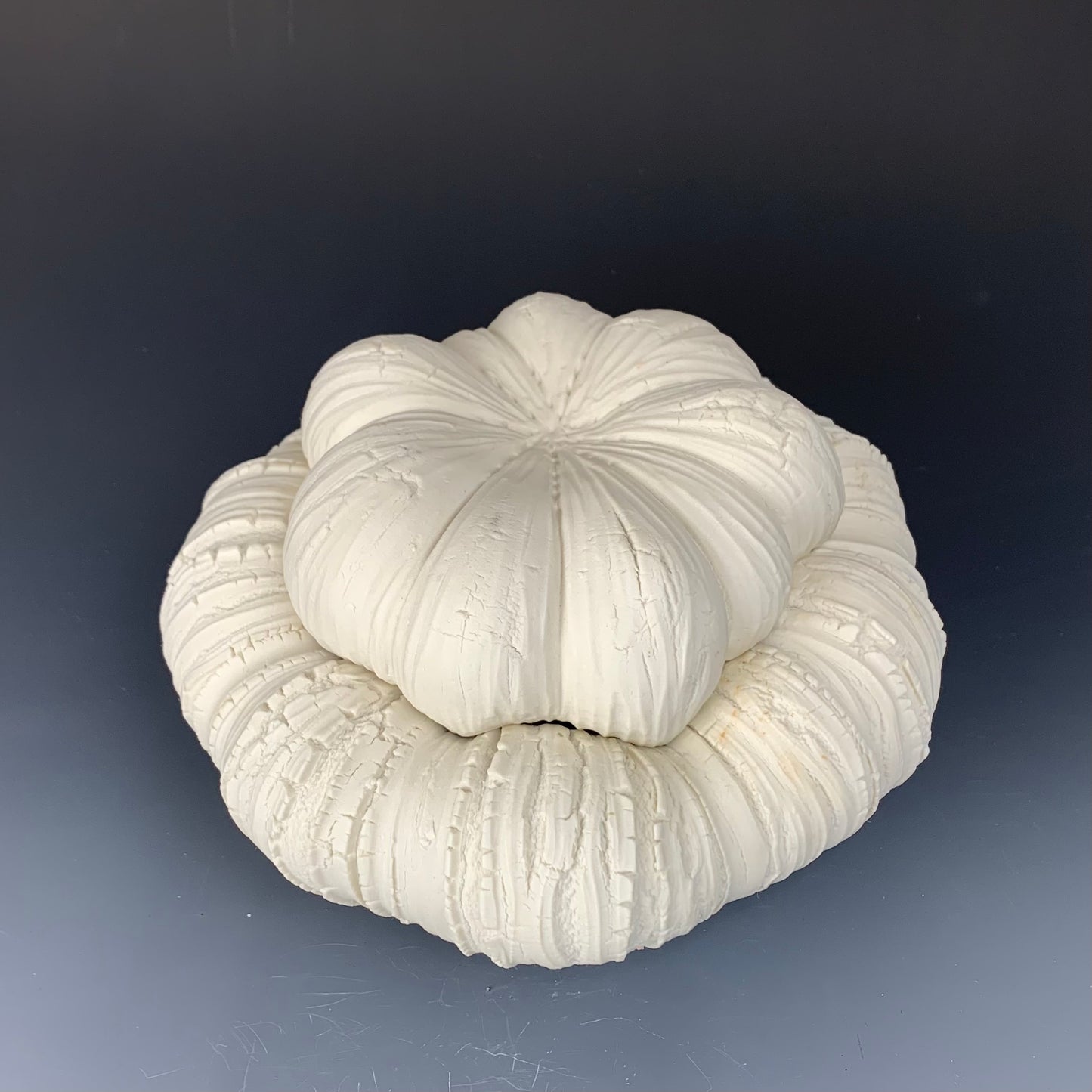 White Porcelain Lidded Vessel