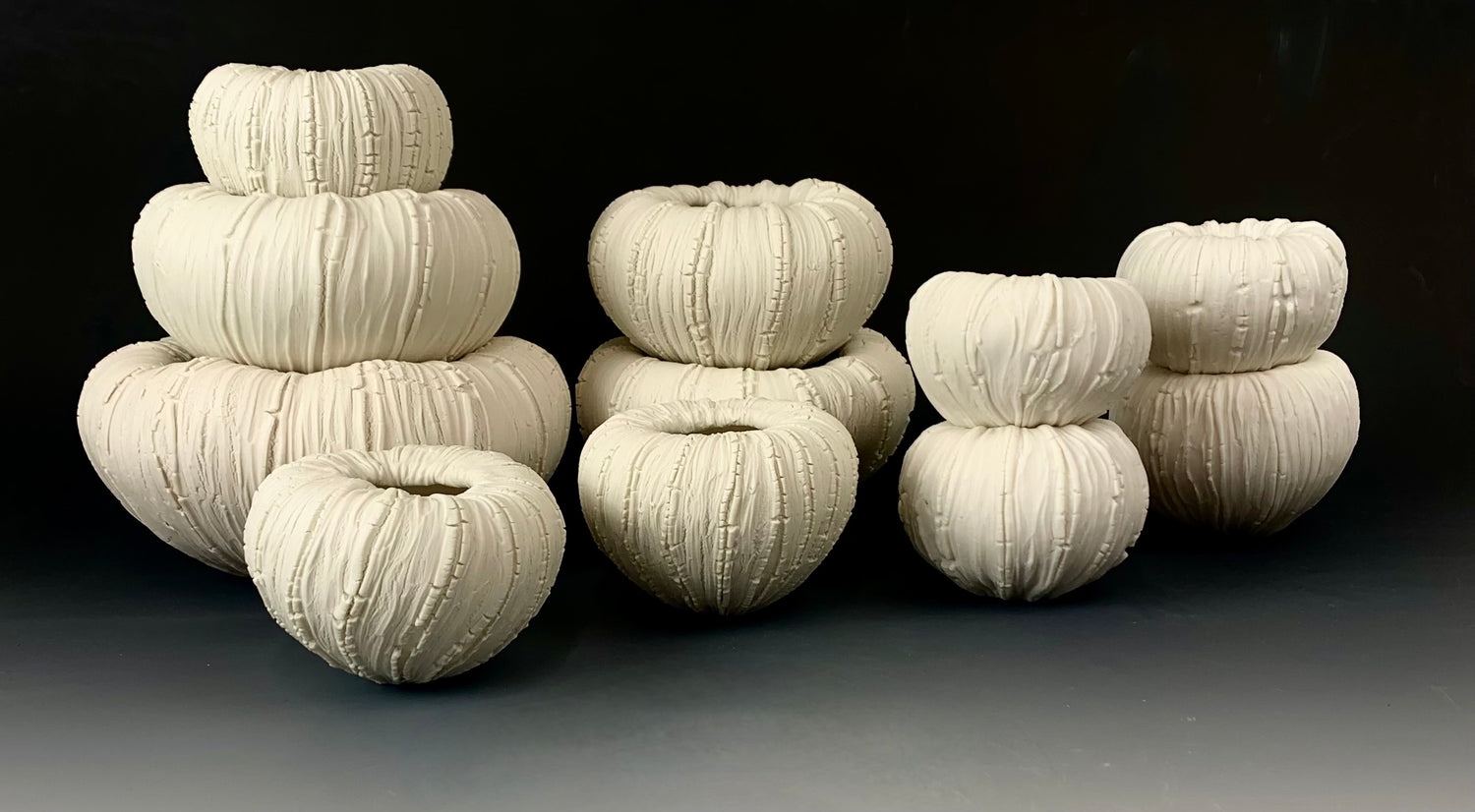 White Porcelain Pinch Pots
