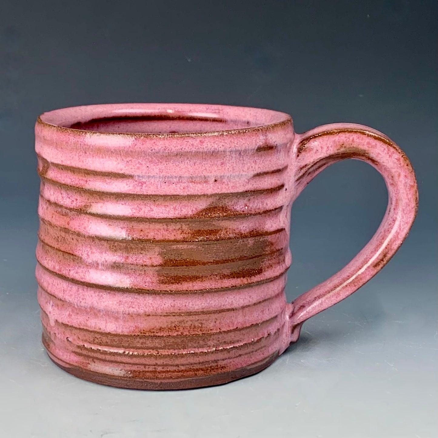 Wheel Thrown Wild Clay Pink Mug