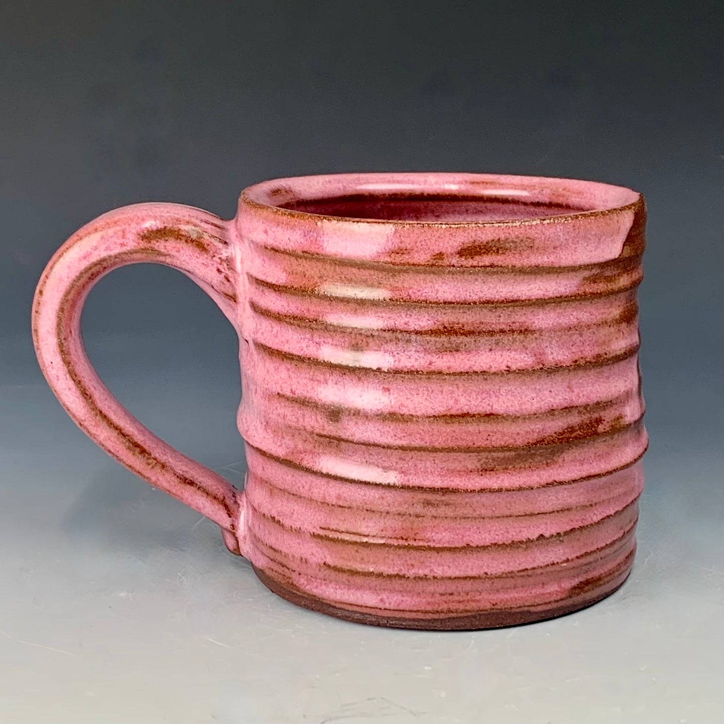 Wheel Thrown Wild Clay Pink Mug