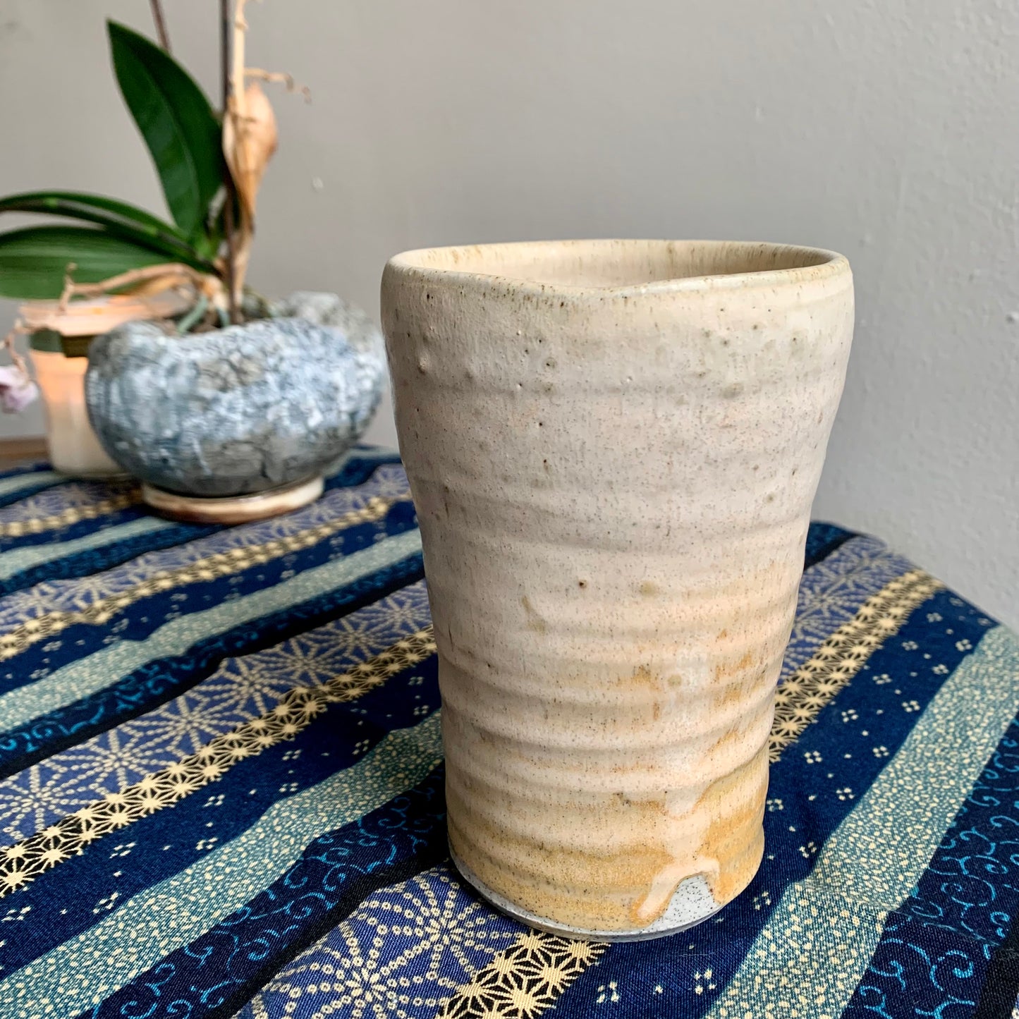 Yellow Wild Clay Tumbler