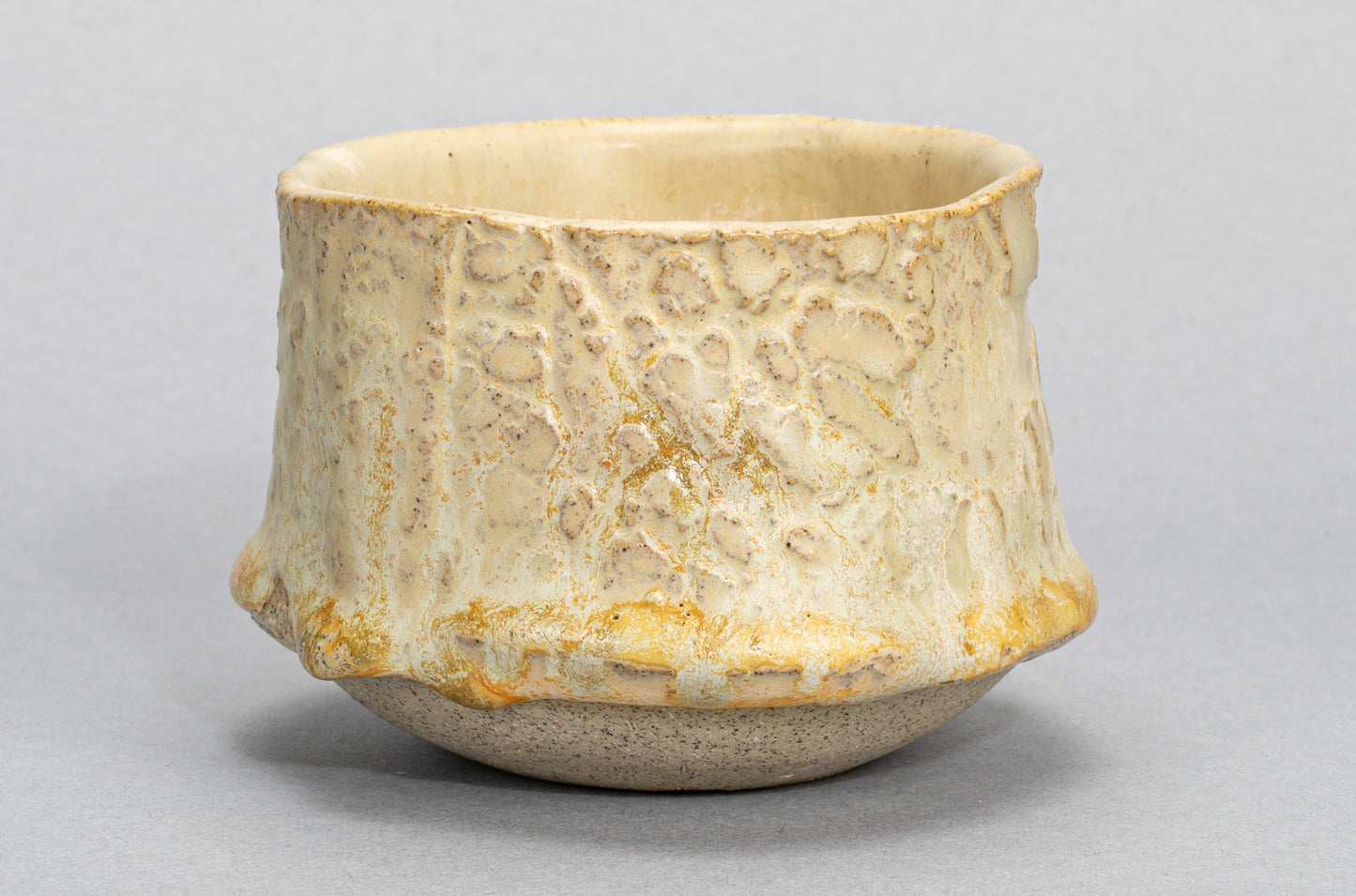 Handmade Wild Clay + Porcelain Cup, Green
