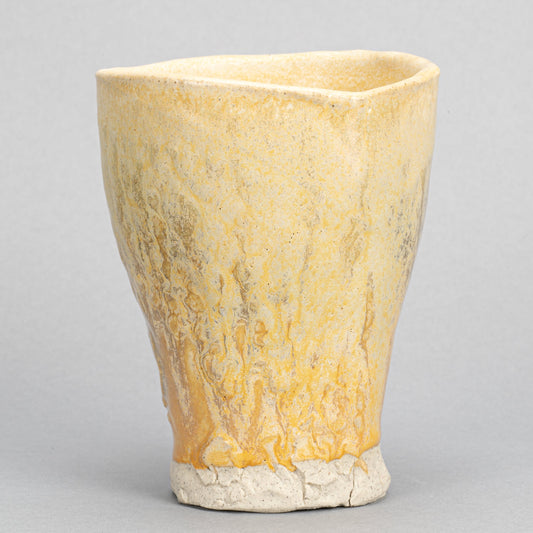 Handmade Ceramic Yellow Tumbler