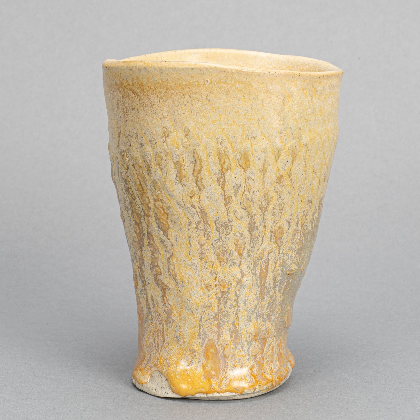 Handmade Ceramic Yellow Tumbler