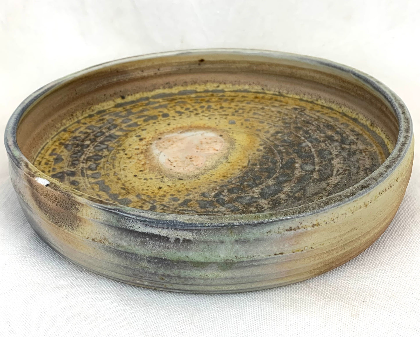 Wood Fired Raw Porcelain Fruit Bowl