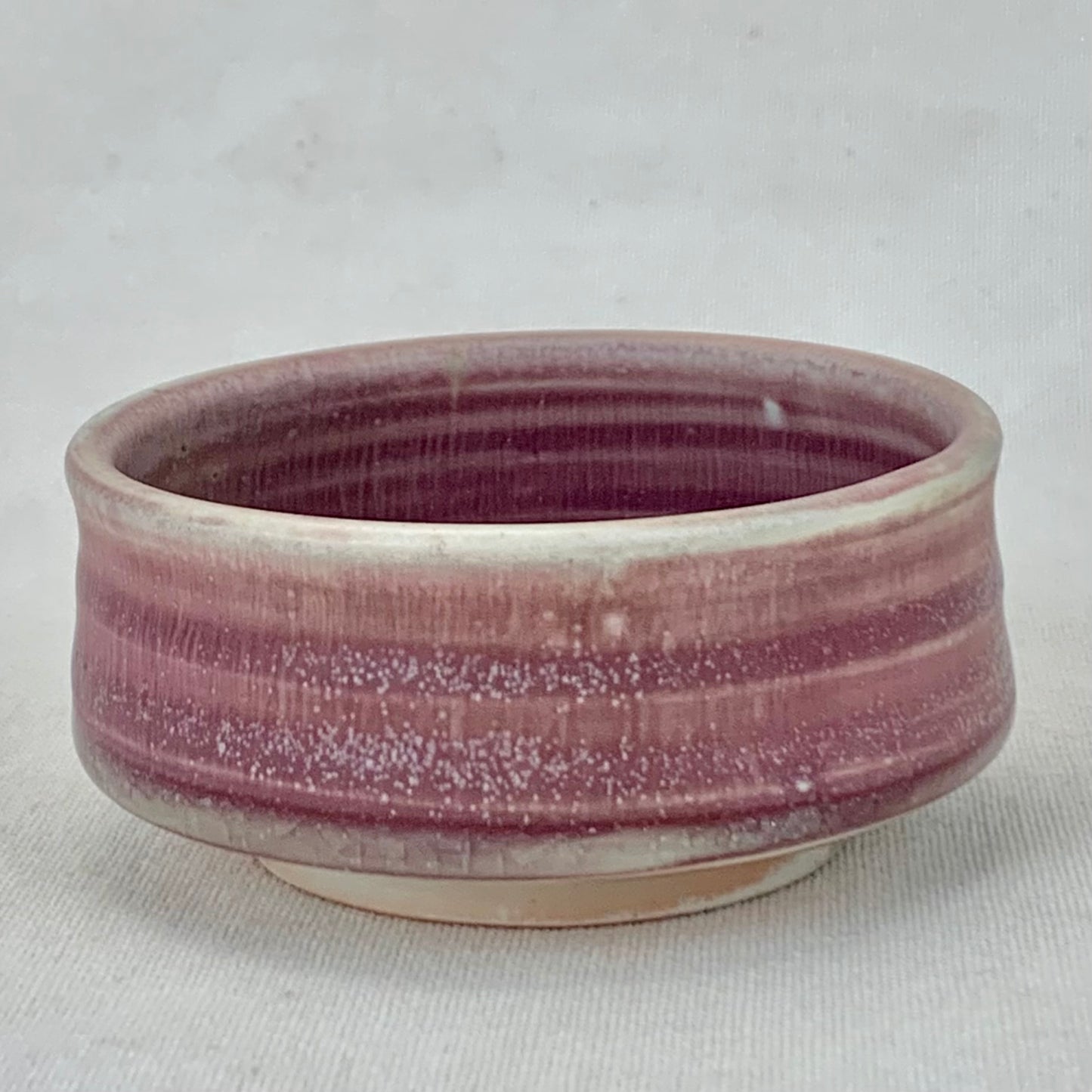 Pink Woodfired Tea Cup